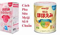 1 Thìa Sữa Meiji 1-3 Pha Bao Nhiêu Ml Nước