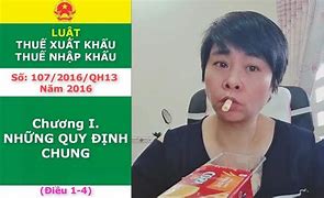 Luật Thuế Xuất Nhập Khẩu 2016